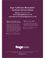 Preview for 1 page of Sage theMulti Cooker BRC600UK Instruction Booklet