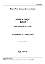 Preview for 1 page of Sagem 3P@C 4450E Hardware Installation Manual