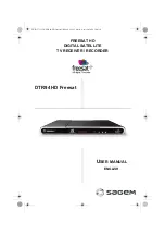 Sagem DTR94 HD FREESAT User Manual preview