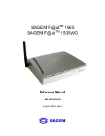 Sagem F@ST 1500 Reference Manual предпросмотр