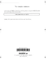 Предварительный просмотр 57 страницы Sagem Fax 2606 User Manual