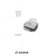 Sagem FAX 3150 User Manual preview