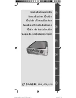 Sagem FAX ATA 101S Installation Manual preview