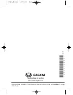 Sagem ITD 58 User Manual preview