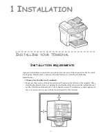 Предварительный просмотр 9 страницы Sagem Laser Pro 351 User Manual