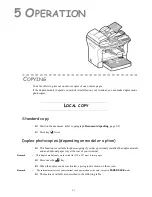 Предварительный просмотр 61 страницы Sagem Laser Pro 351 User Manual