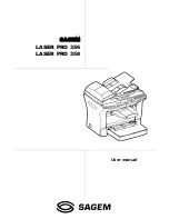 Sagem LASER PRO 358 User Manual preview