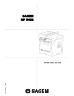 Sagem MF 5462 Instruction Booklet preview