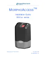 Preview for 1 page of Sagem MorphoAccess 100 Installation Manual