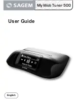 Preview for 1 page of Sagem MY WEB TUNER 500 User Manual