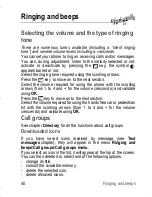 Preview for 40 page of Sagem MY100X User Manual