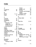 Preview for 77 page of Sagem MY100X User Manual