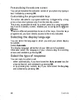 Preview for 44 page of Sagem MY101X User Manual