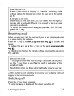 Preview for 21 page of Sagem MY200C User Manual