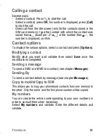 Preview for 19 page of Sagem MY212X User Manual