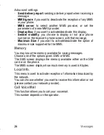 Preview for 26 page of Sagem MY212X User Manual