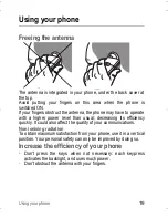 Preview for 19 page of Sagem MY213X User Manual