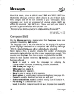 Preview for 26 page of Sagem MY213X User Manual