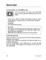 Preview for 10 page of Sagem MY215X User Manual