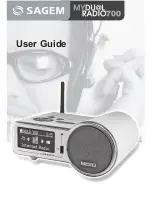 Sagem MyDu@l Raadio 700 User Manual preview