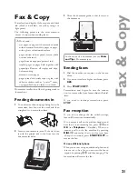 Предварительный просмотр 21 страницы Sagem PHONEFAX 39 TDS User Manual