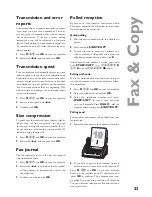 Предварительный просмотр 23 страницы Sagem PHONEFAX 39 TDS User Manual