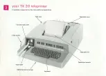 Preview for 4 page of Sagem TX 20 Utilization Manual