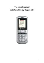 Sagem VS4 Vodafone Technical Manual preview