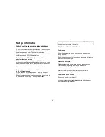 Preview for 58 page of Sagem WP 1130 Instructions For Use Manual