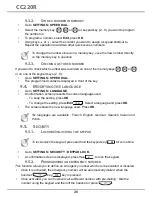 Preview for 26 page of SAGEMCOM CC220R User Manual