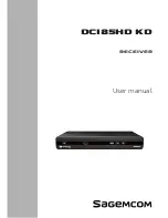 Preview for 1 page of SAGEMCOM DCI85HD KD User Manual