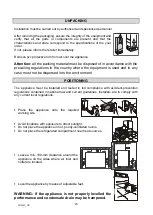 Предварительный просмотр 20 страницы Sagi 101L Series Use And Installation  Manual