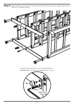 Предварительный просмотр 4 страницы SAGITINE NEW YORK 20 BOX STAND Assembly Instructions