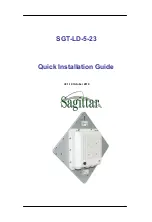 Preview for 1 page of Sagittar SGT-LD-5-23 Quick Installation Manual