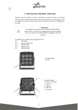 Предварительный просмотр 6 страницы Sagitter Arc 9 LED RGBW/FC User Manual