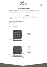 Предварительный просмотр 15 страницы Sagitter Arc 9 LED RGBW/FC User Manual