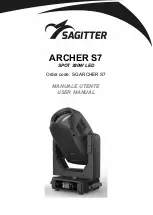 Предварительный просмотр 1 страницы Sagitter ARCHER S7 User Manual