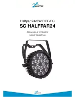 Предварительный просмотр 1 страницы Sagitter Halfpar 24x3W RGB/FCSG HALFPAR24 User Manual