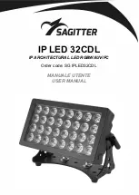 Предварительный просмотр 1 страницы Sagitter IP LED 32CDL User Manual