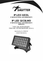 Sagitter IP LED 32CDLWD User Manual предпросмотр