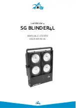 Предварительный просмотр 1 страницы Sagitter Led Blinder 4 Manual