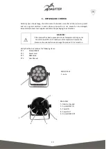 Предварительный просмотр 19 страницы Sagitter SG AQUPAR12 User Manual