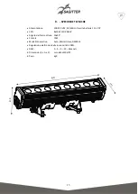 Предварительный просмотр 13 страницы Sagitter SG IPLEDBAR8BAT User Manual