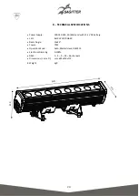 Предварительный просмотр 24 страницы Sagitter SG IPLEDBAR8BAT User Manual