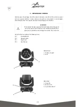 Предварительный просмотр 20 страницы Sagitter SG QUARTZ100 User Manual