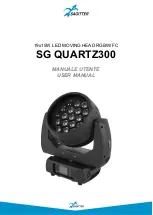 Предварительный просмотр 1 страницы Sagitter SG QUARTZ300 User Manual