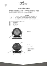 Предварительный просмотр 18 страницы Sagitter SG SOLPARC150Z User Manual