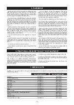 Preview for 18 page of Sagola 30940801 Instruction Manual / Spare Parts List