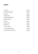 Предварительный просмотр 11 страницы Sagola 6110 Instruction Manual / Spare Parts List