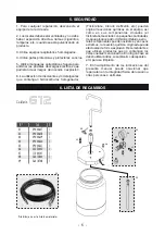 Предварительный просмотр 5 страницы Sagola 612 Instruction Manual / Spare Parts List